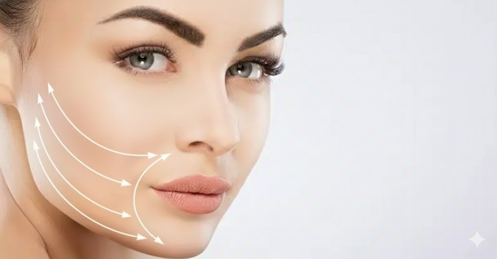 Căng da mặt bán phần