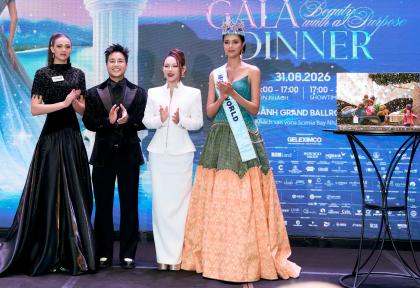 Founder & CEO Nguyễn Ngọc An và Huyền Trang đồng hành cùng Gala Dinner "Beauty With A Purpose" tại Miss World 2026